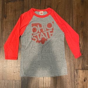 Homage Ohio State Ringer Tee